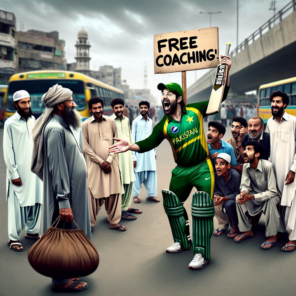 Pakistani Cricketers' New Hustle: Bus Stand Begging