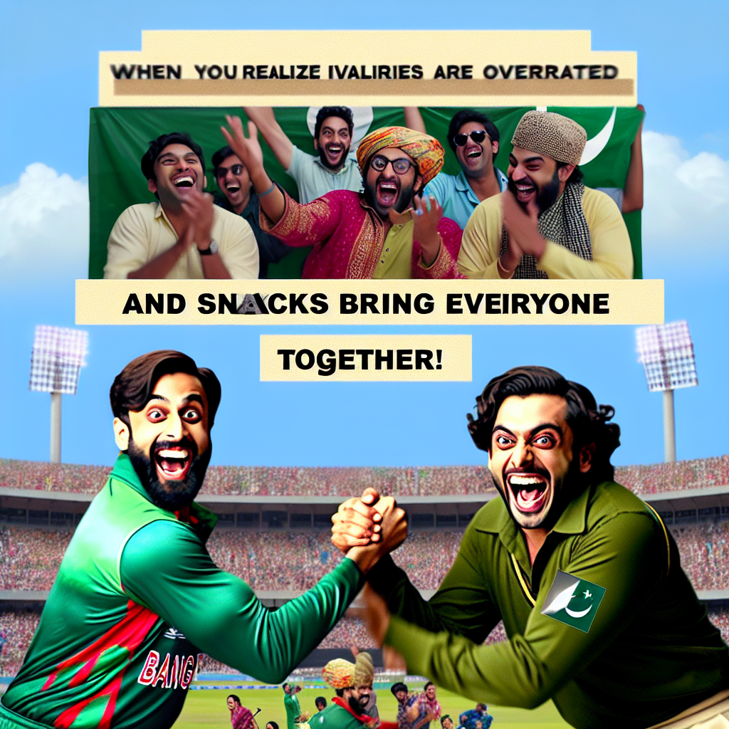 When Rivals Turn into Friends: Cricket Edition