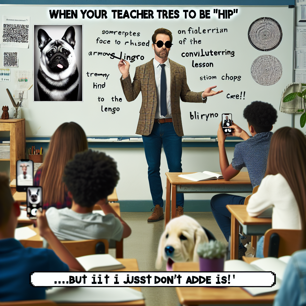 When Teachers Attempt to Relate to Students Like...