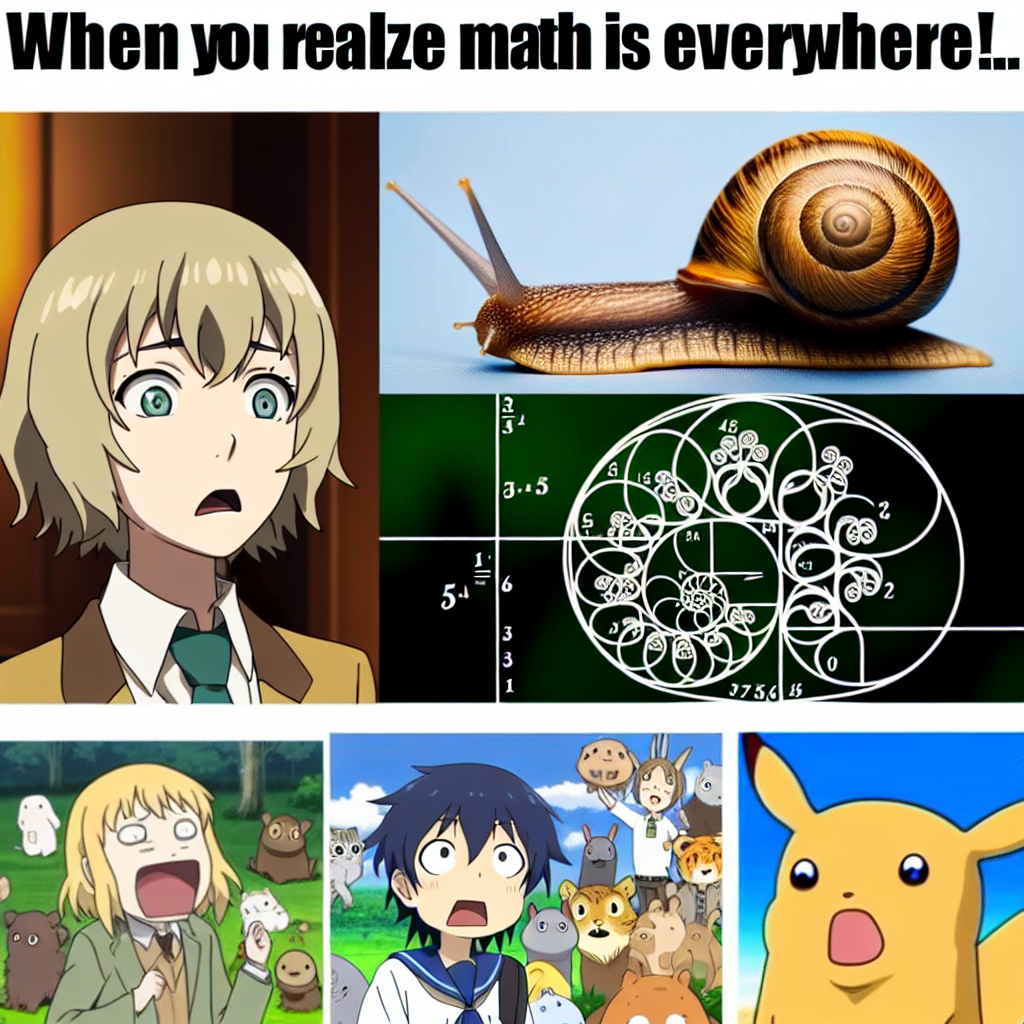 Maths in Nature: When Anime Meets Geometry!