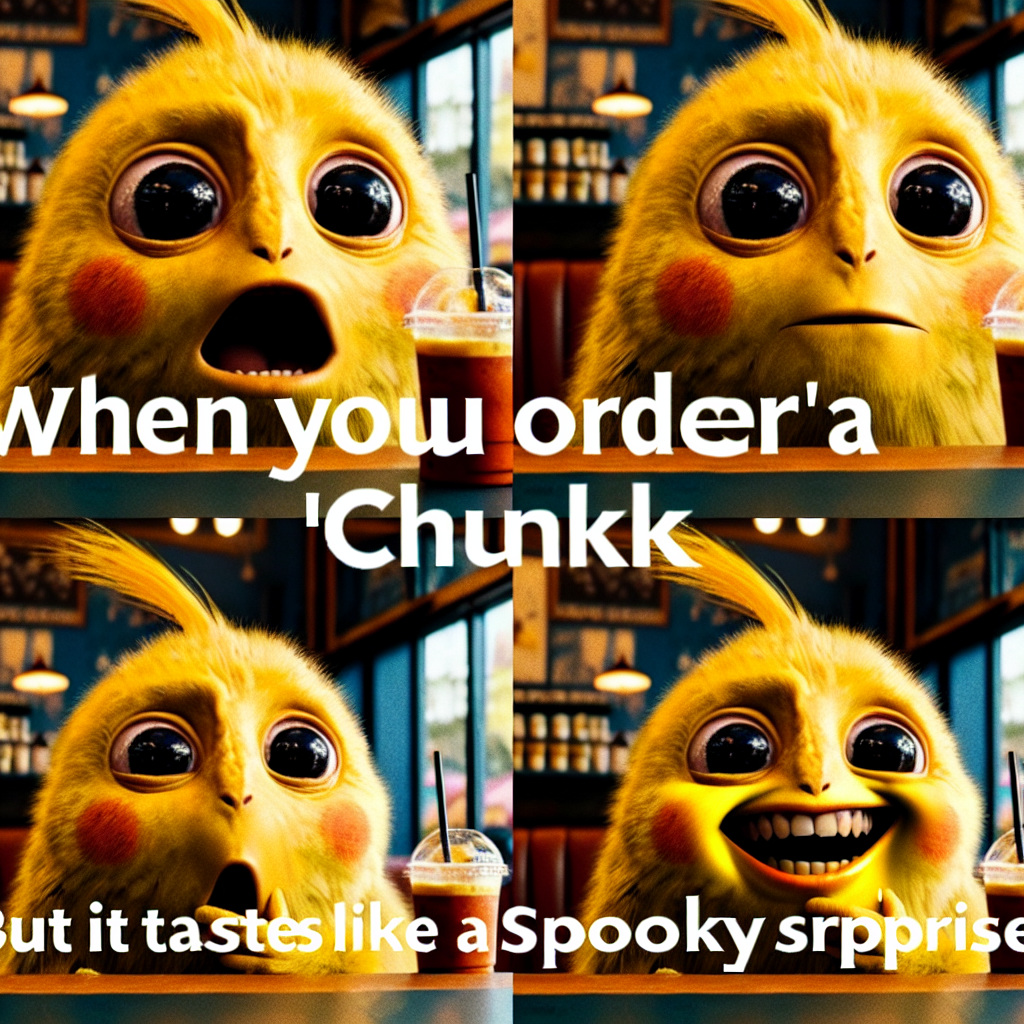 When You Order a Chunky Drink and Get Scared Instead