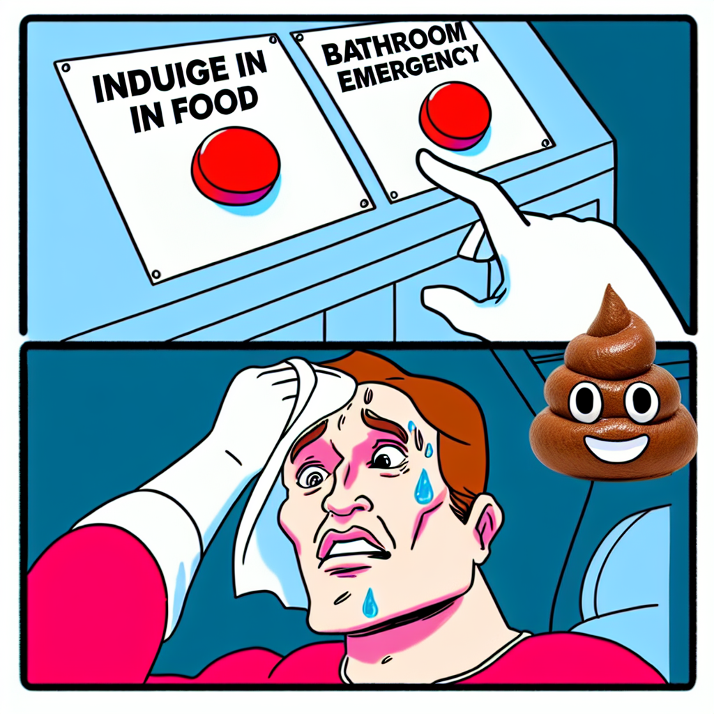 When Your Hunger Hits Hard but So Does That Bathroom Urge