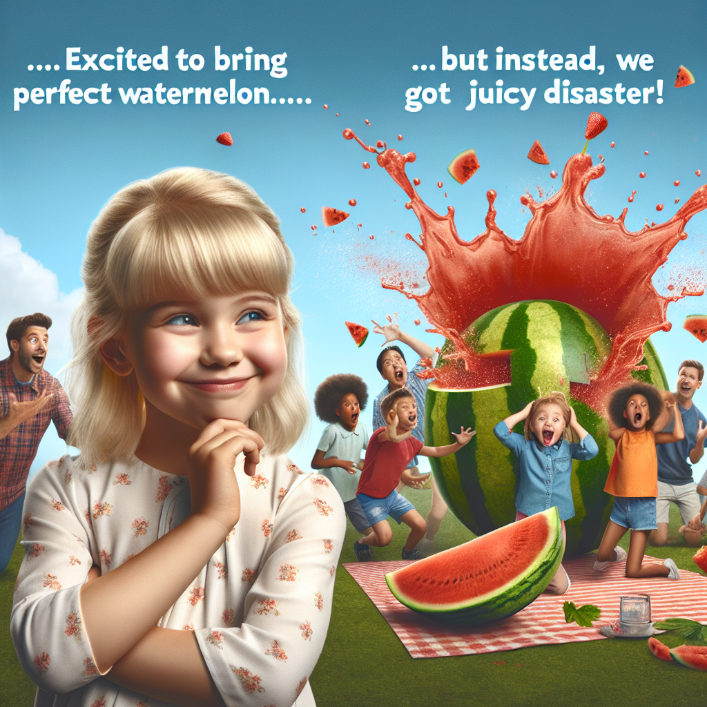 When You Try to Enjoy Summer But It's a Total Watermelon Explosion