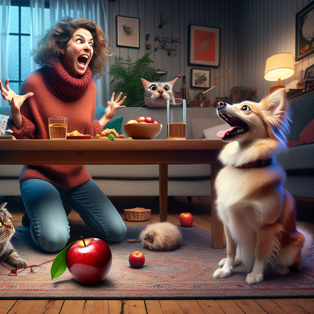 When Your Dog Loves Apples More Than You 🐶🍎