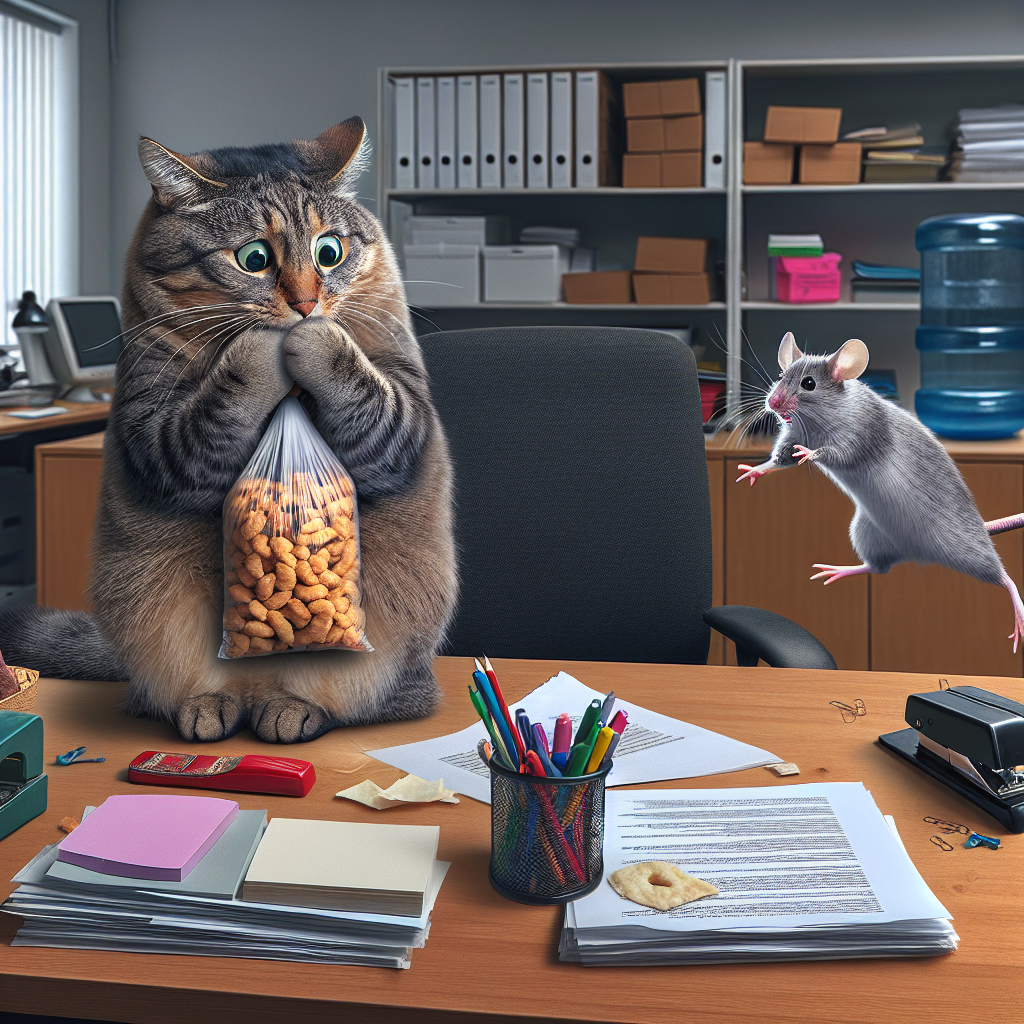 Tom vs. Jerry: The Ultimate Office Snack Battle!