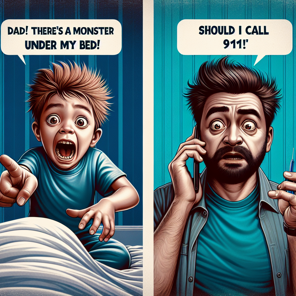 When Dad Just Can't Handle the Monster Under Your Bed