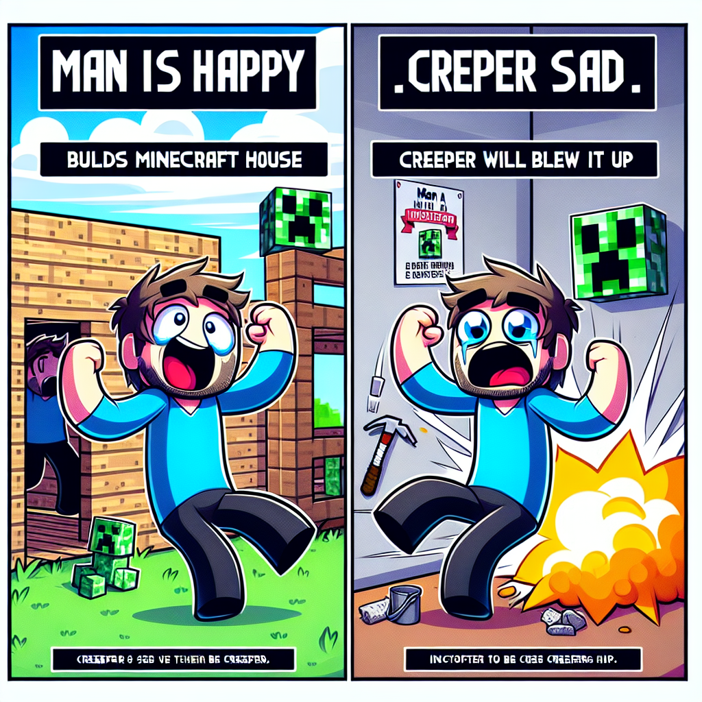 When Life Gives You Creepers: A Minecraft Mood Swing