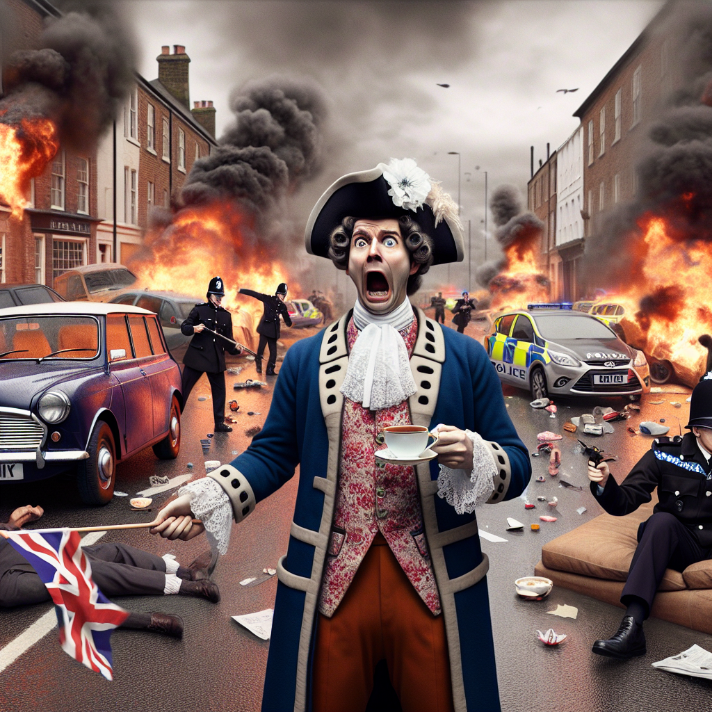 When Your British Flags Get You Arrested but Fires Are Ignored