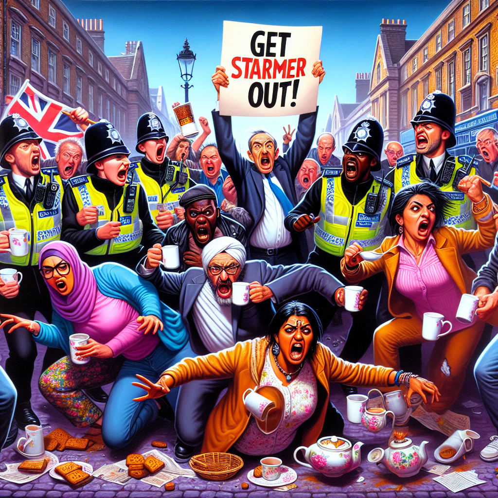 British Rioters Just Want a New PM: Chaos and Arrests in London
