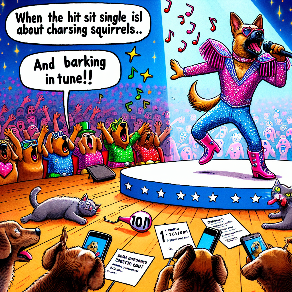 Dogs Compete in Eurovision: A Howl-arious Showdown!