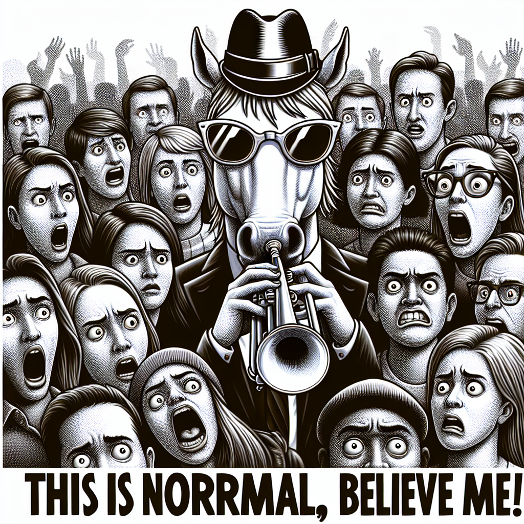 When Your Hopes Are High, But the Reality's a Horse Playing Trumpet
