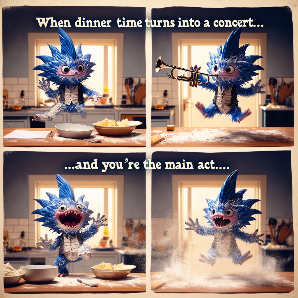 Sonic's Kitchen Concert with a Trumpet Stand