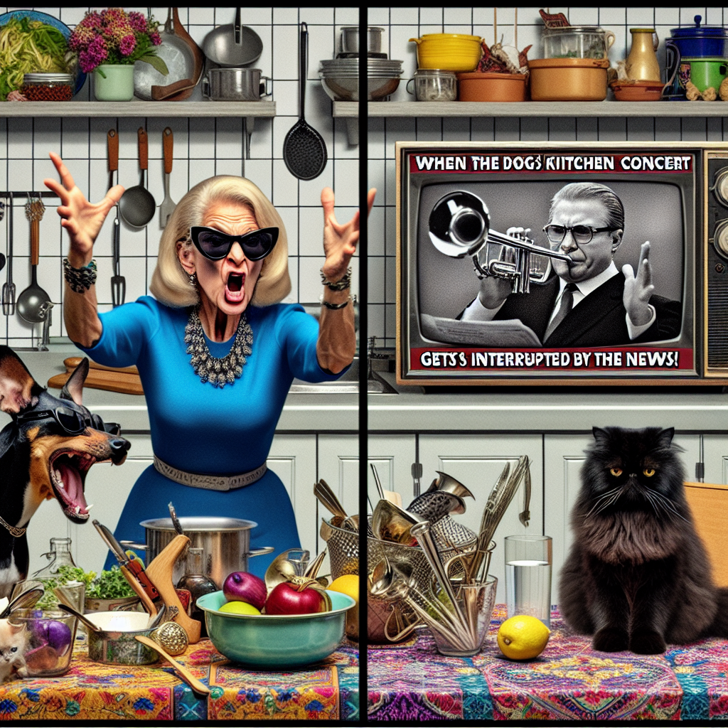 Dog's Kitchen Concert: Unexpected TV Performance!