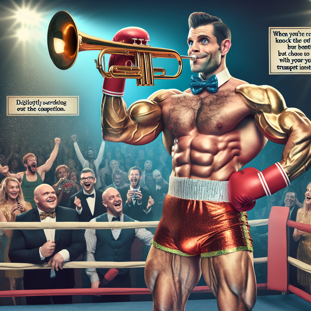 Boxer with Red Gloves: The Unexpected Trumpet Player
