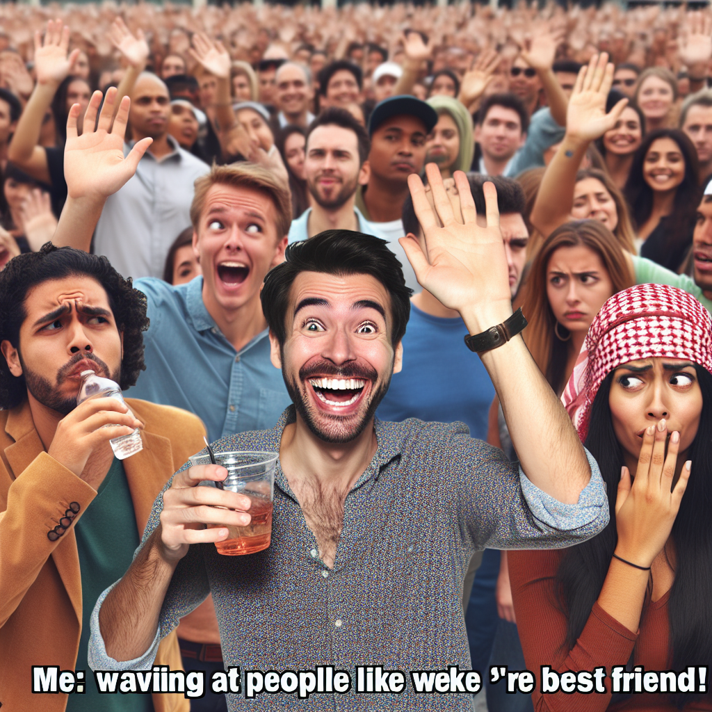 When You Wave Back at Strangers Like You Know Them