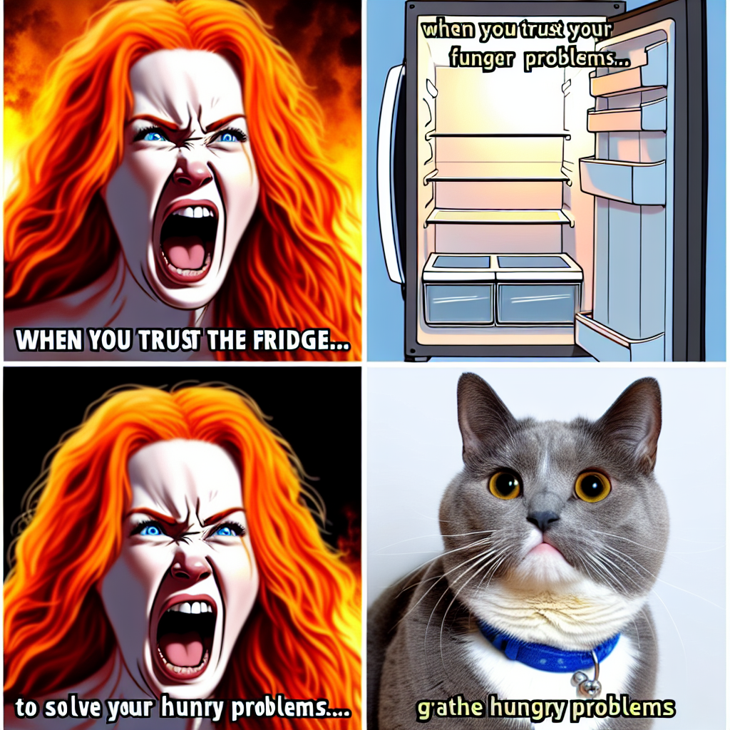 The Eternal Fridge Quest: One Cat's Disappointment