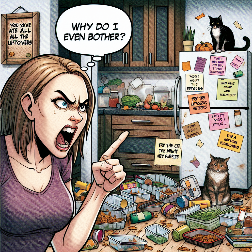 Fridge Follies: The Endless Search for Snacks
