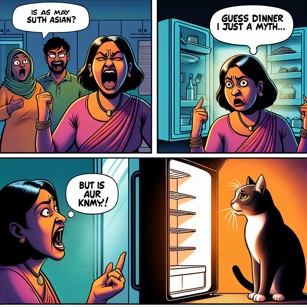 The Eternal Fridge Search – A Cat's Struggle