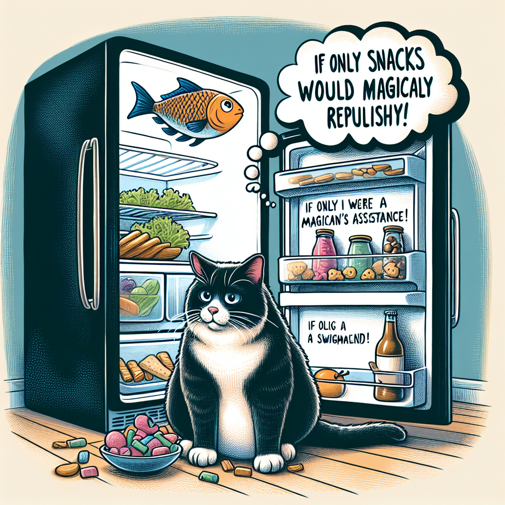 The Endless Fridge Search: A Cat's Comedy of Errors
