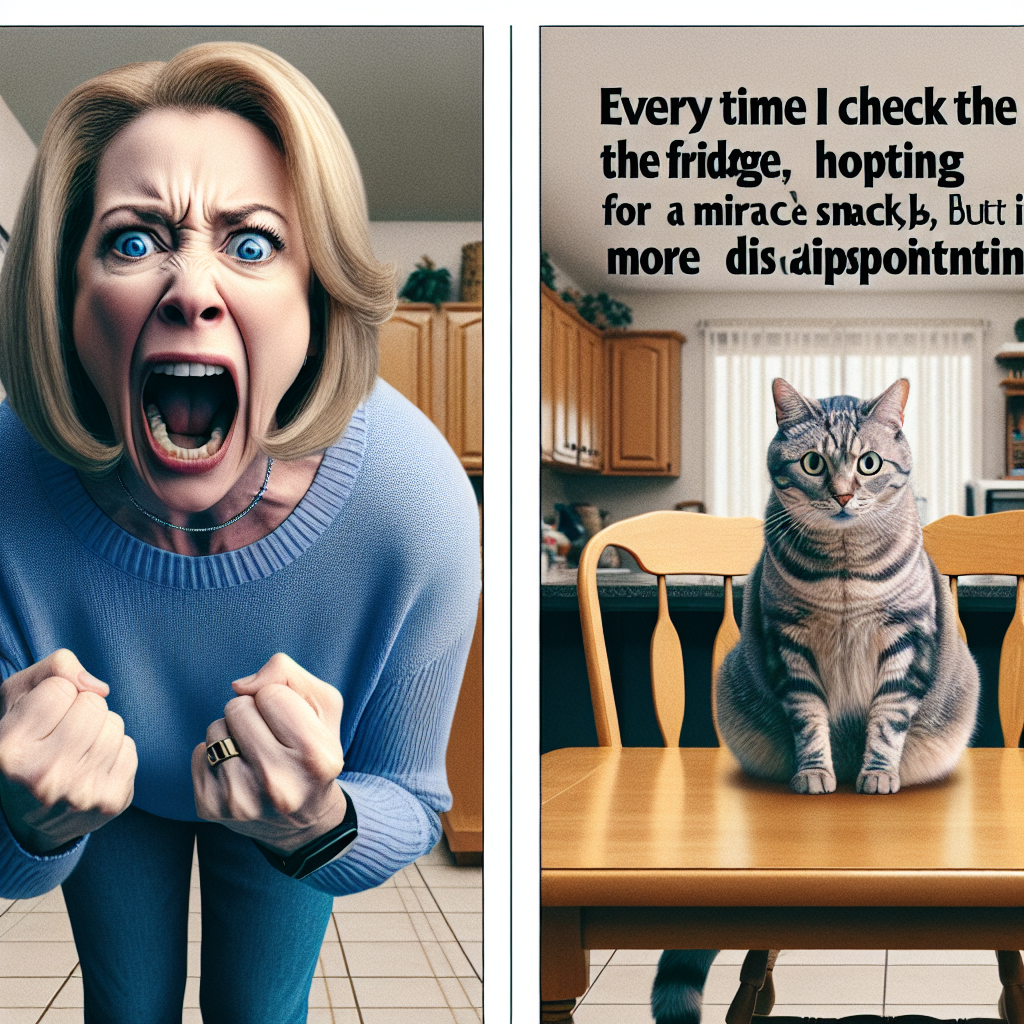 The Endless Fridge Loop: A Cat's Deep Disappointment