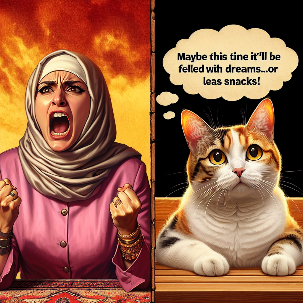 Fridge Expectations vs. Reality: The Cat's Dilemma