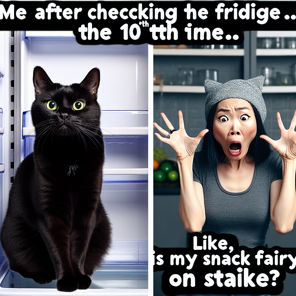 Disappointed Cat vs. Fridge Expectations