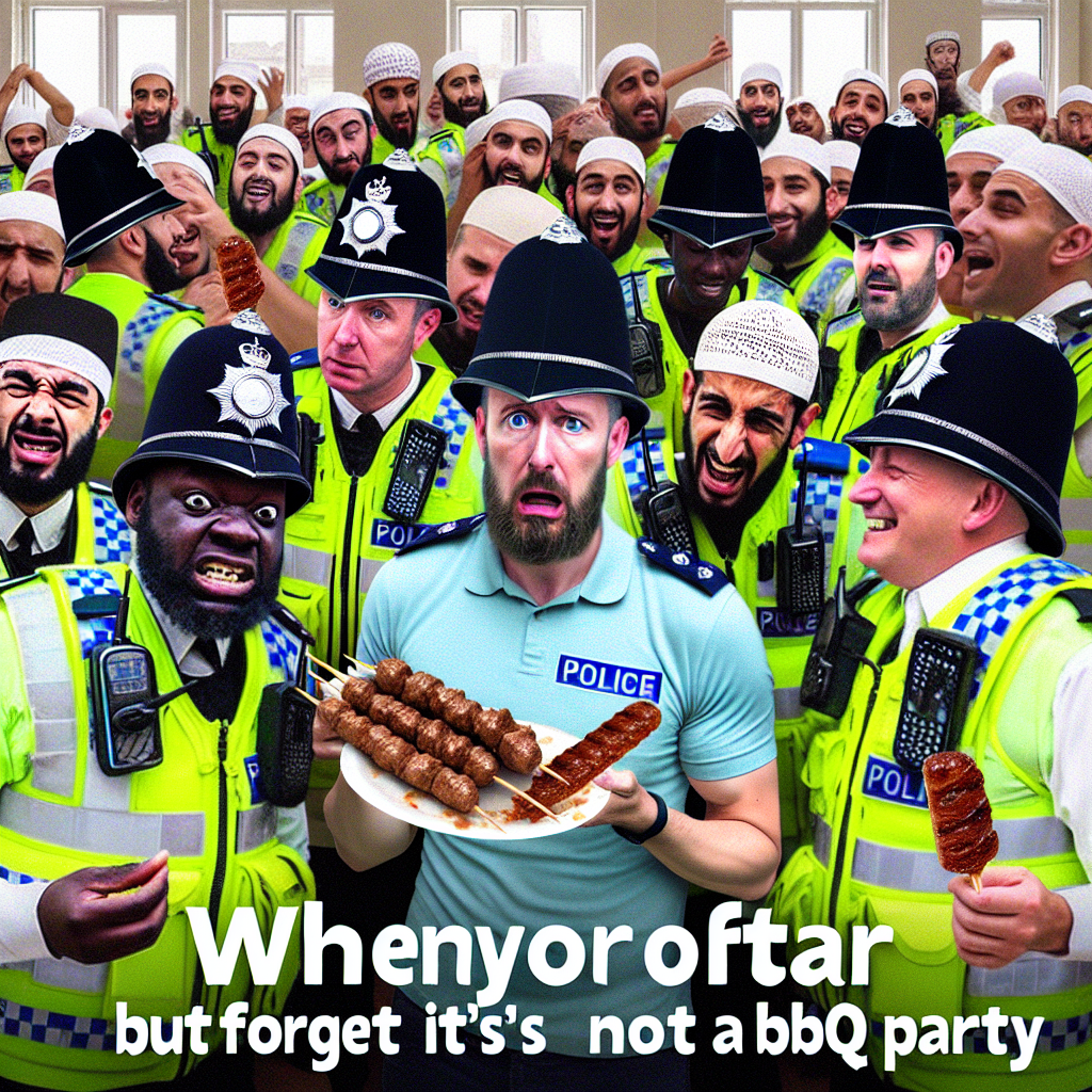 When British Police Join Ramadan Festivities in London
