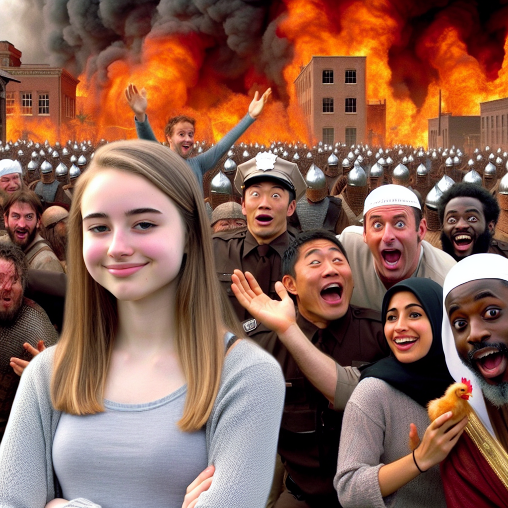 When Peace Meets Chaos: A Hilarious Urban Dilemma