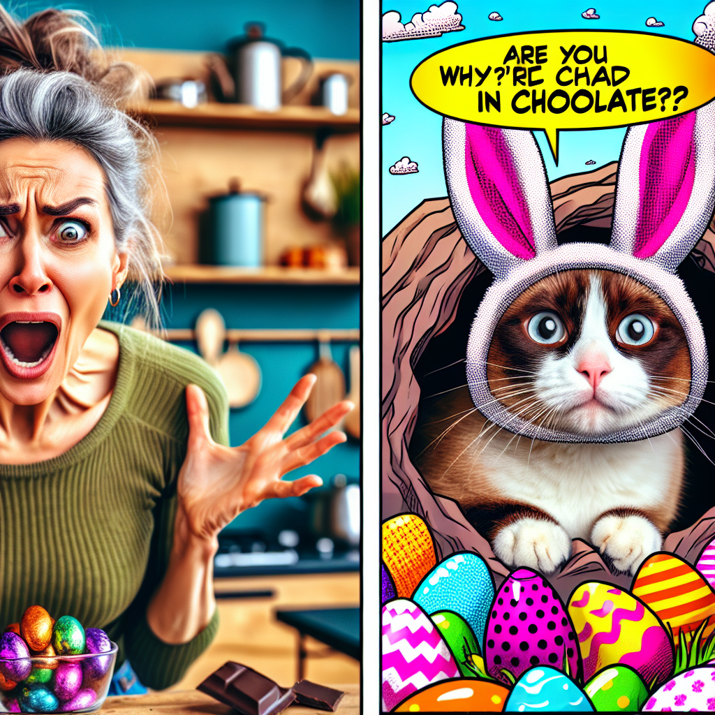 Easter Chaos: Jesus, Chocolate, and Egg Overload!
