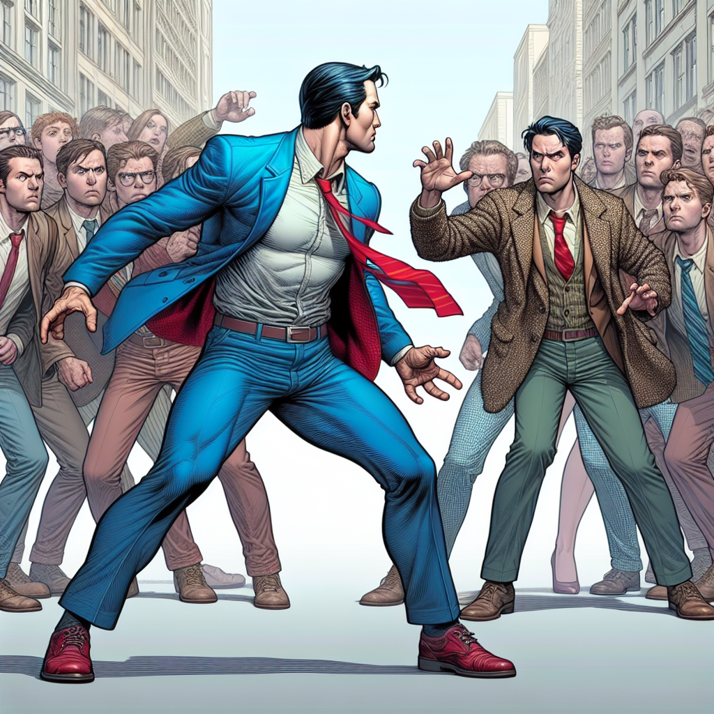 Superman vs. Mr. Bean: The Ultimate Pointing Showdown