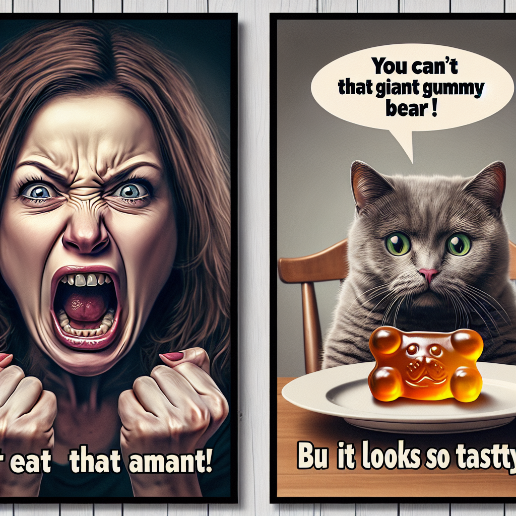 The Epic Battle of the Cat vs. Gummy Bear