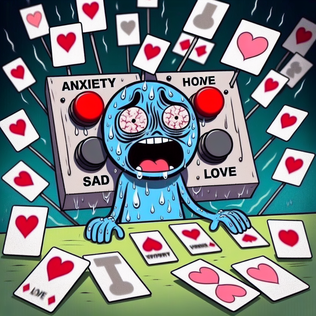 When Your Emotions Are a Deck of Cards: A Relatable Meme
