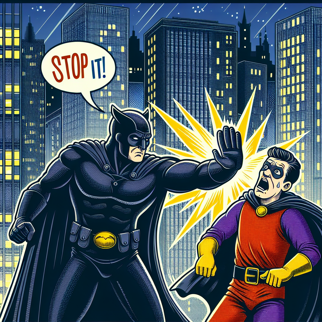 When Batman Slaps Your Bad Decisions