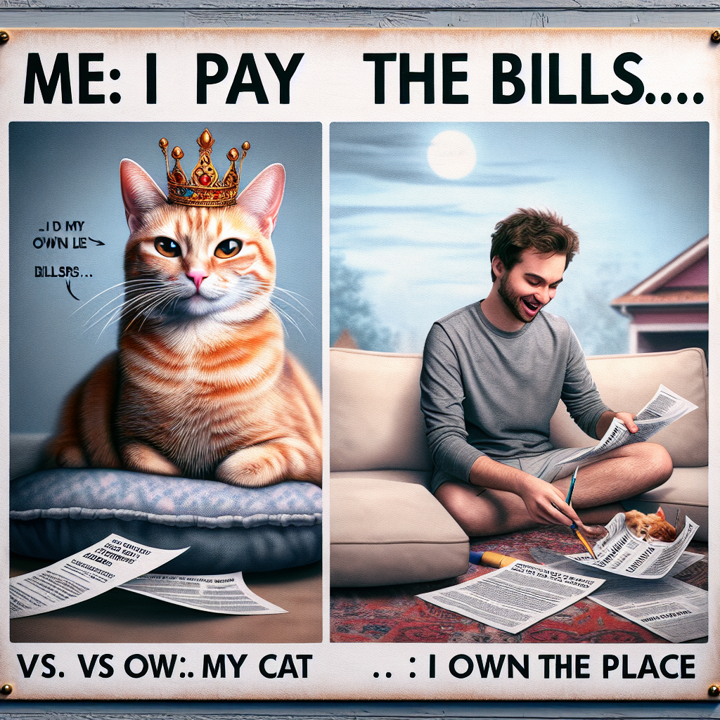 When Your Cat Thinks It's the Master of the House
