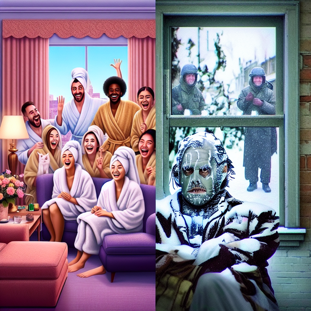 Warm Beds vs. Cold Streets: A Comedic Dilemma