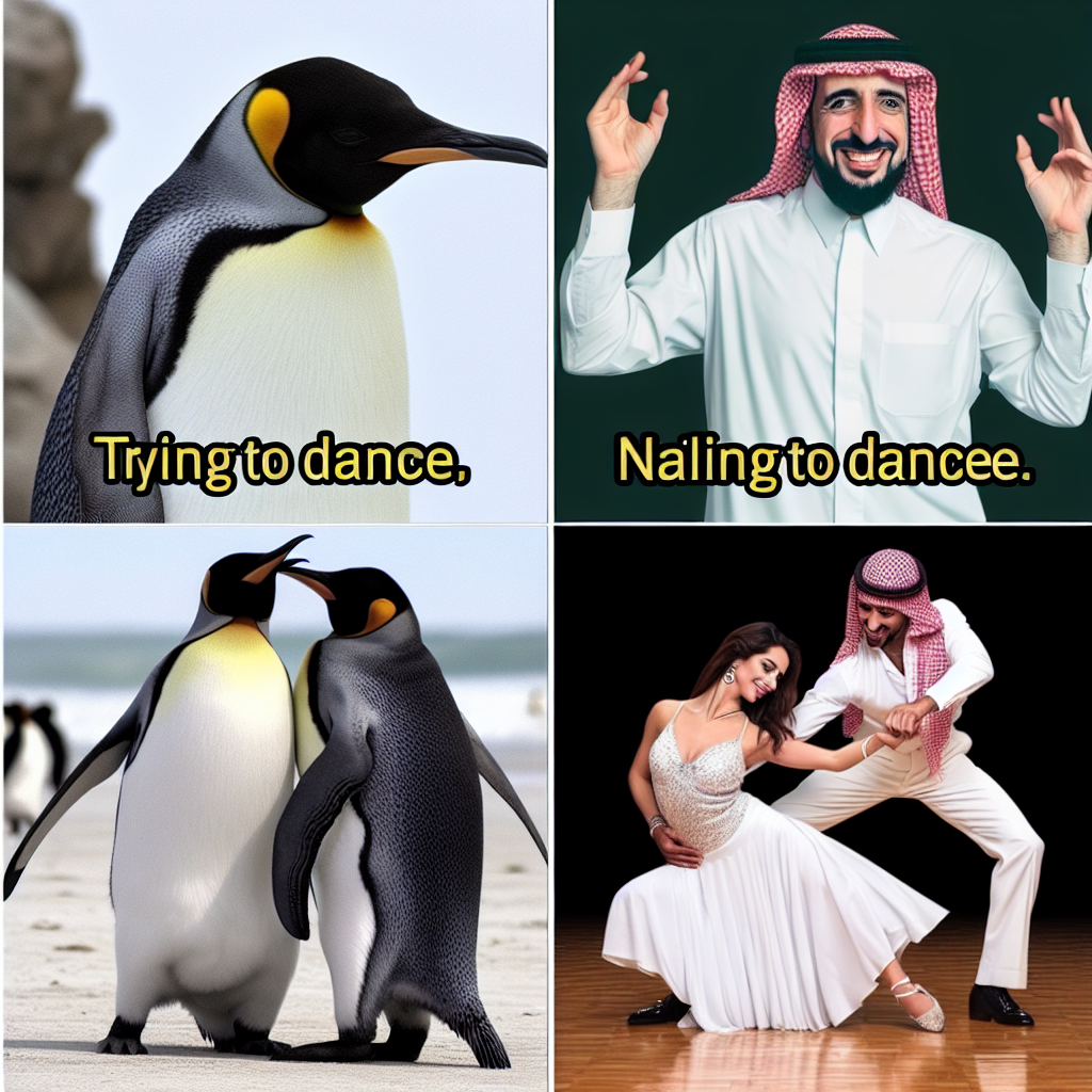 Penguins vs. Professionals: The Dance Battle Meme