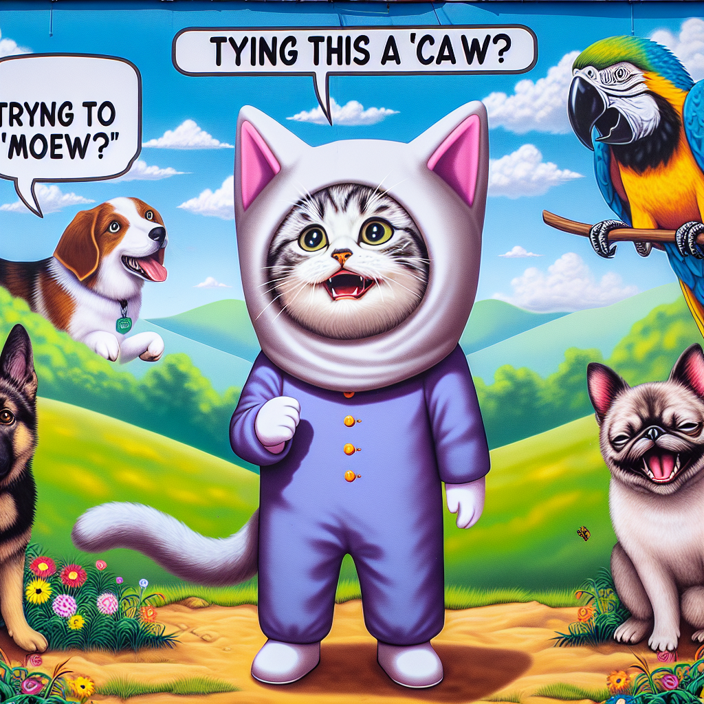 When You're Just Trying to Meow but Life Says Moew