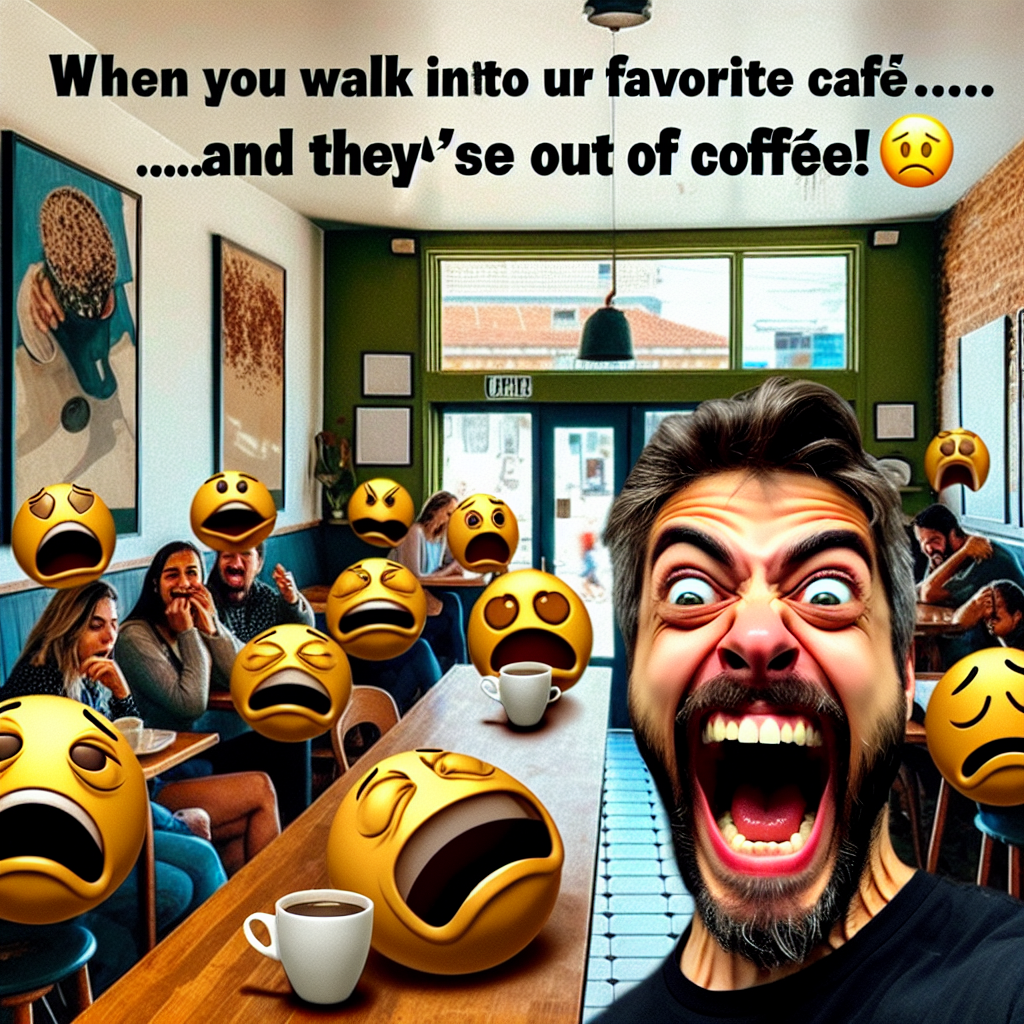 When You Finally Go for Coffee, but They're Out!