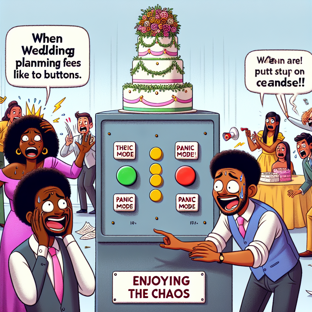 When You Realize Wedding Planning is Just Adulting with Cake