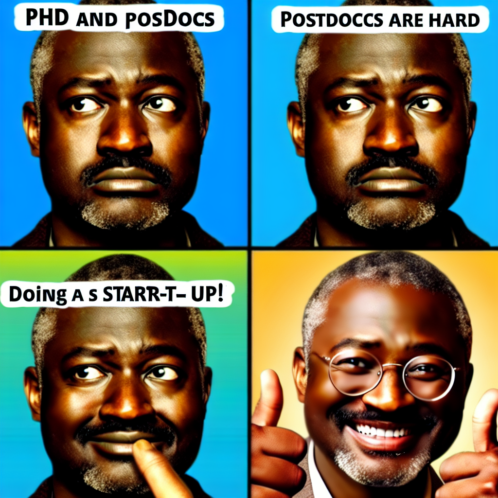 When Start-ups Make PhDs Look Easy!