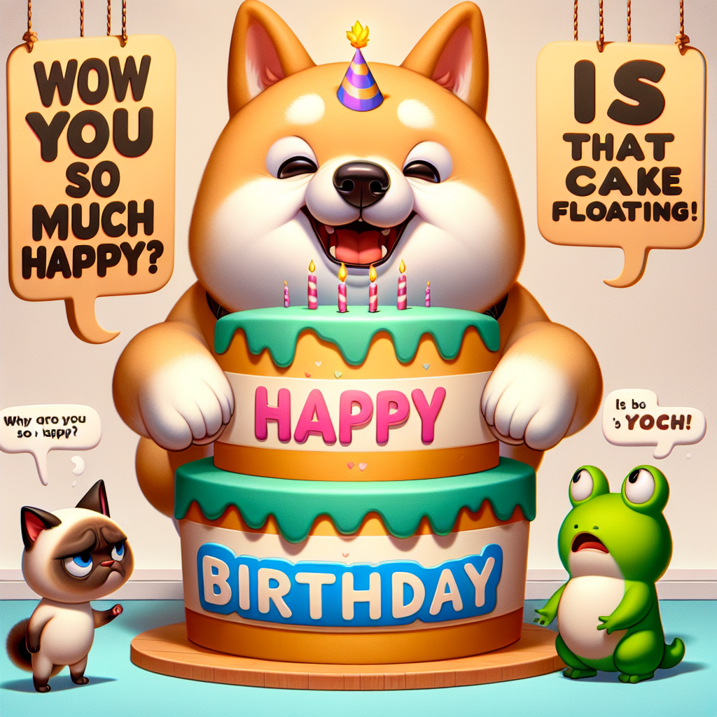 When Doge Gets a Birthday Surprise: Hilarity Ensues!