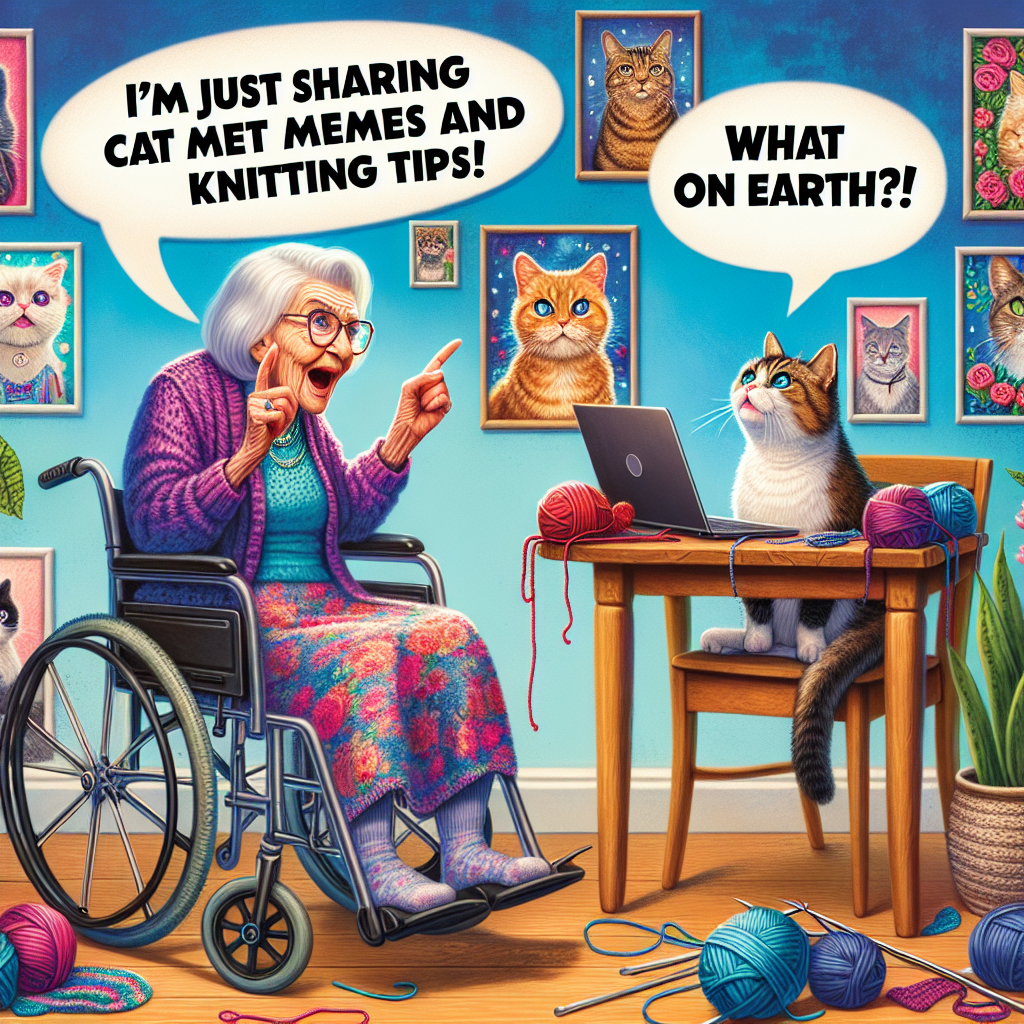 Granny vs. British Police: Facebook Lockdown Edition