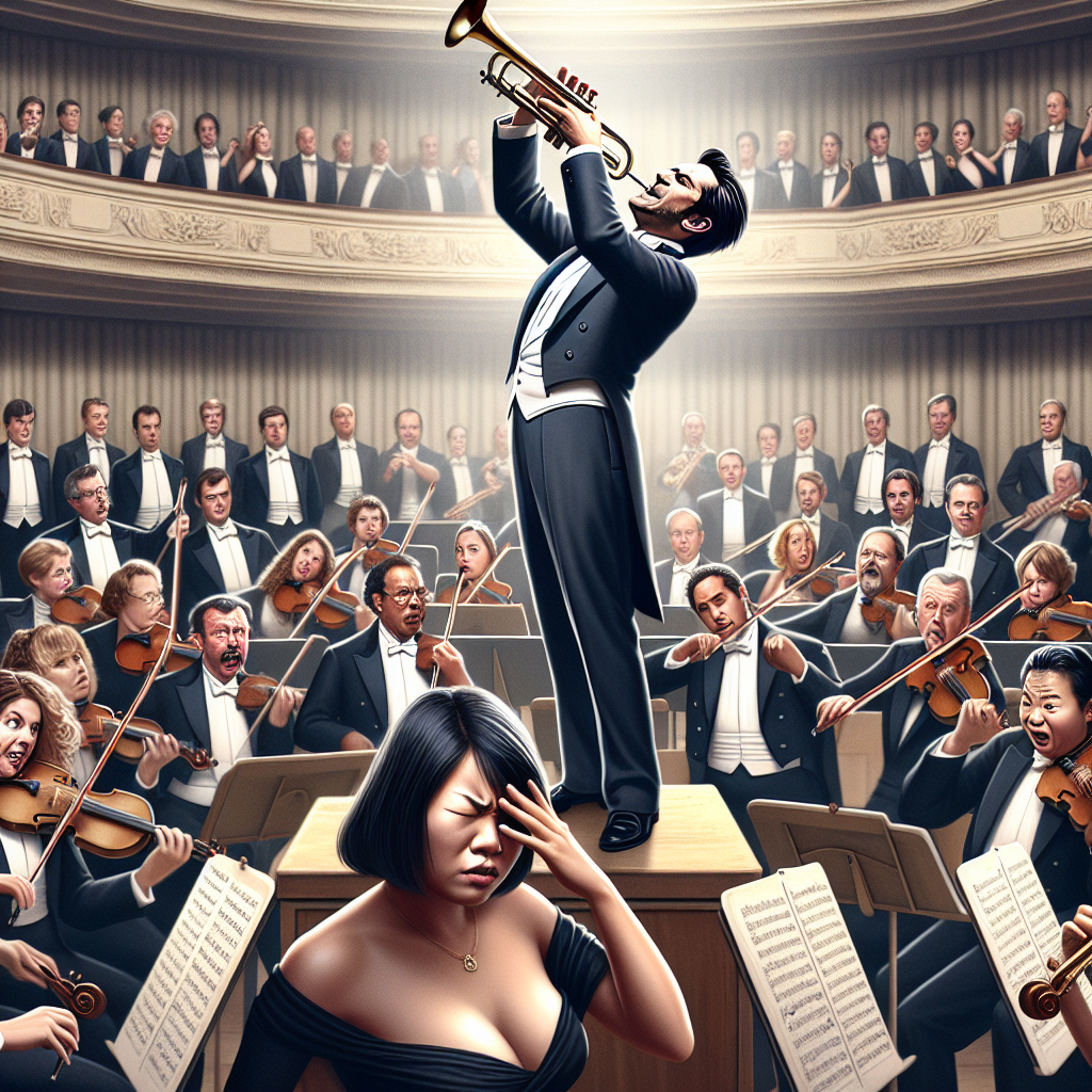 When Your Trumpet Solo Steals the Show from the Orchestra Director