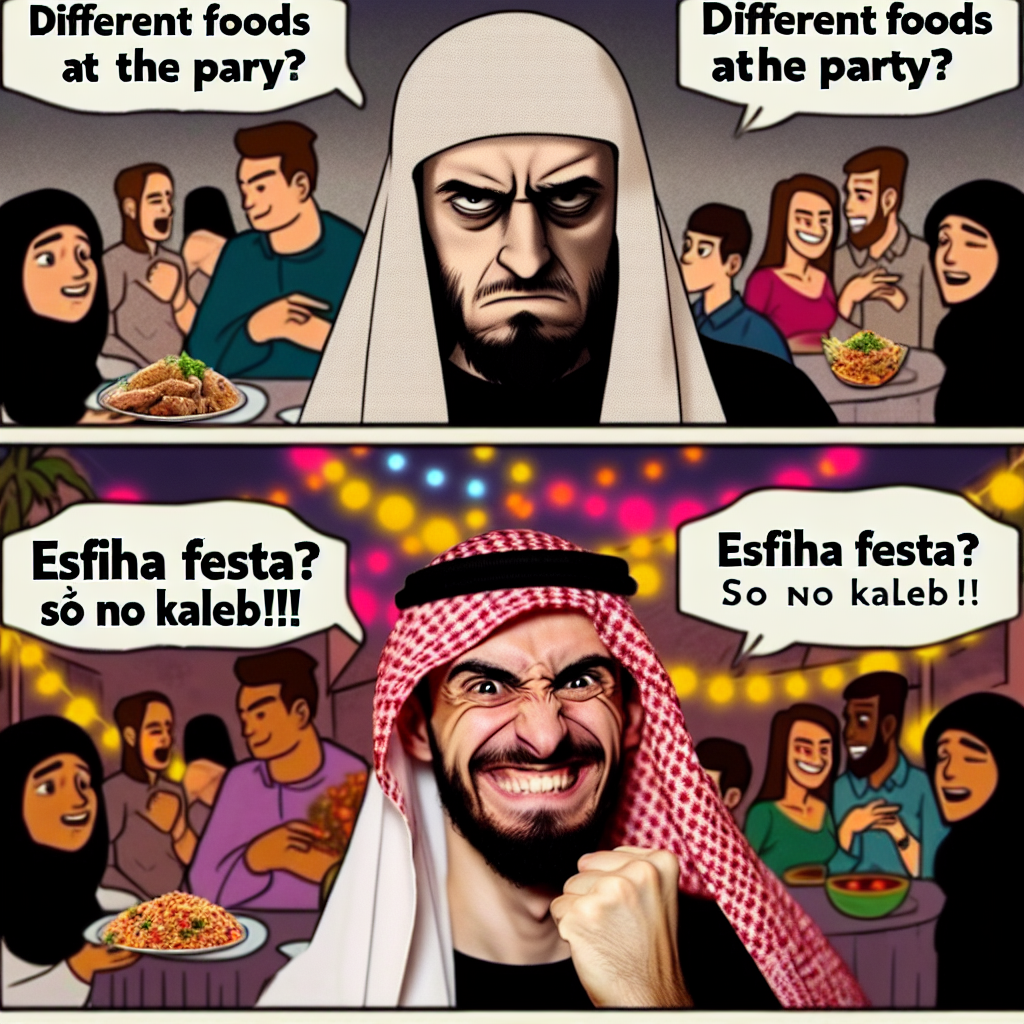 When You Only Trust Kaleb for Esfiha at the Party!