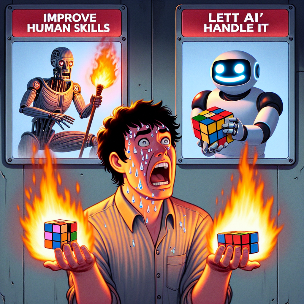 When You Try to Improve Skills Beyond AI's Reach