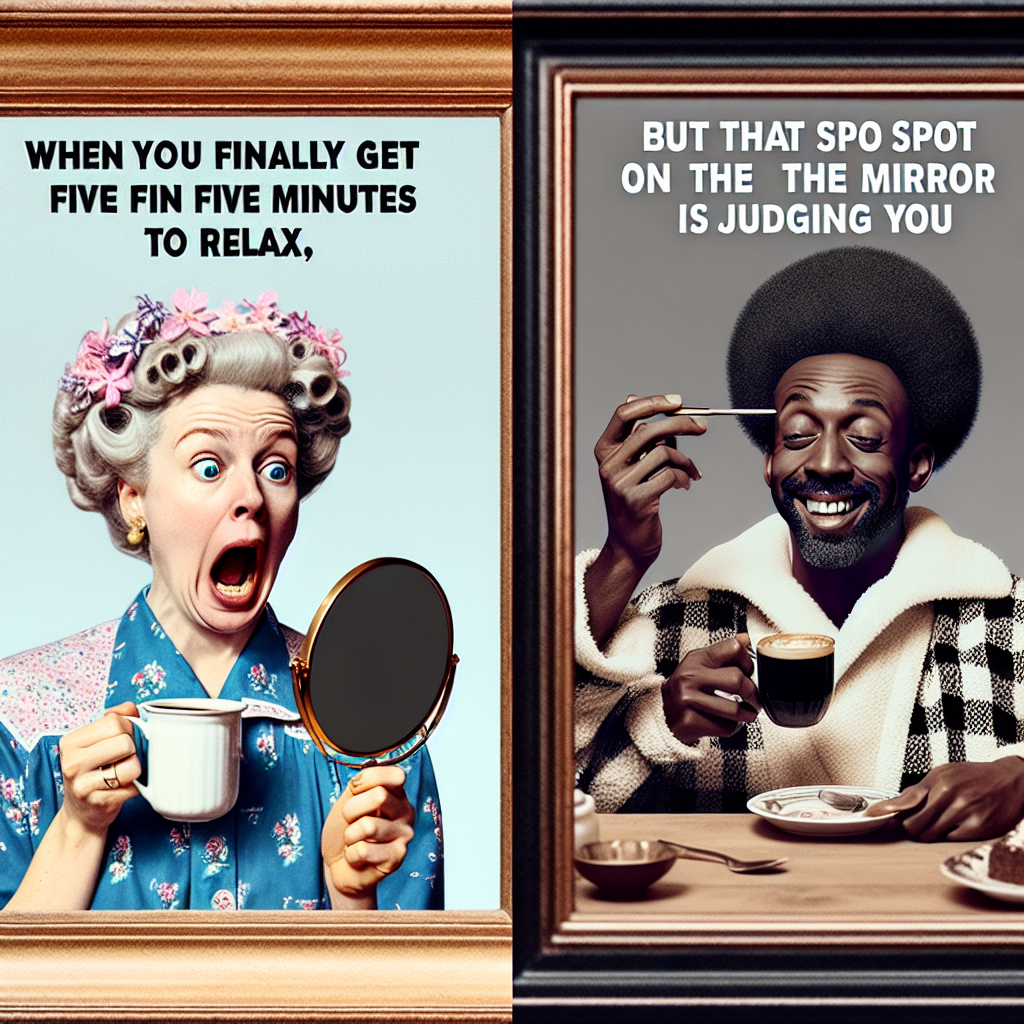 When the Housewife vs. Spot on the Mirror Battle Begins