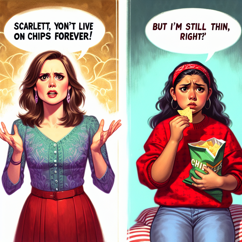 Scarlett's Transformation: From Runner to Oblivious Snack Queen