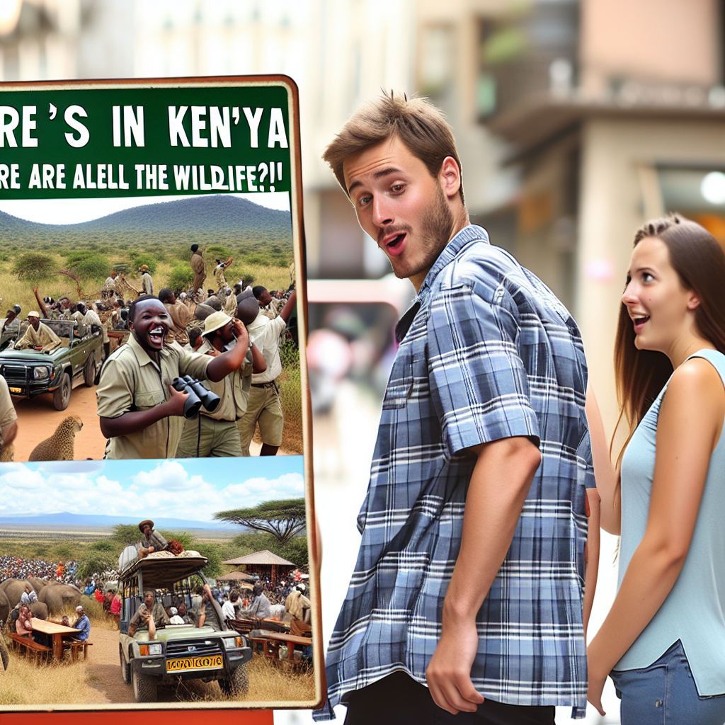 When You Expect a Serengeti Safari But Just Find People