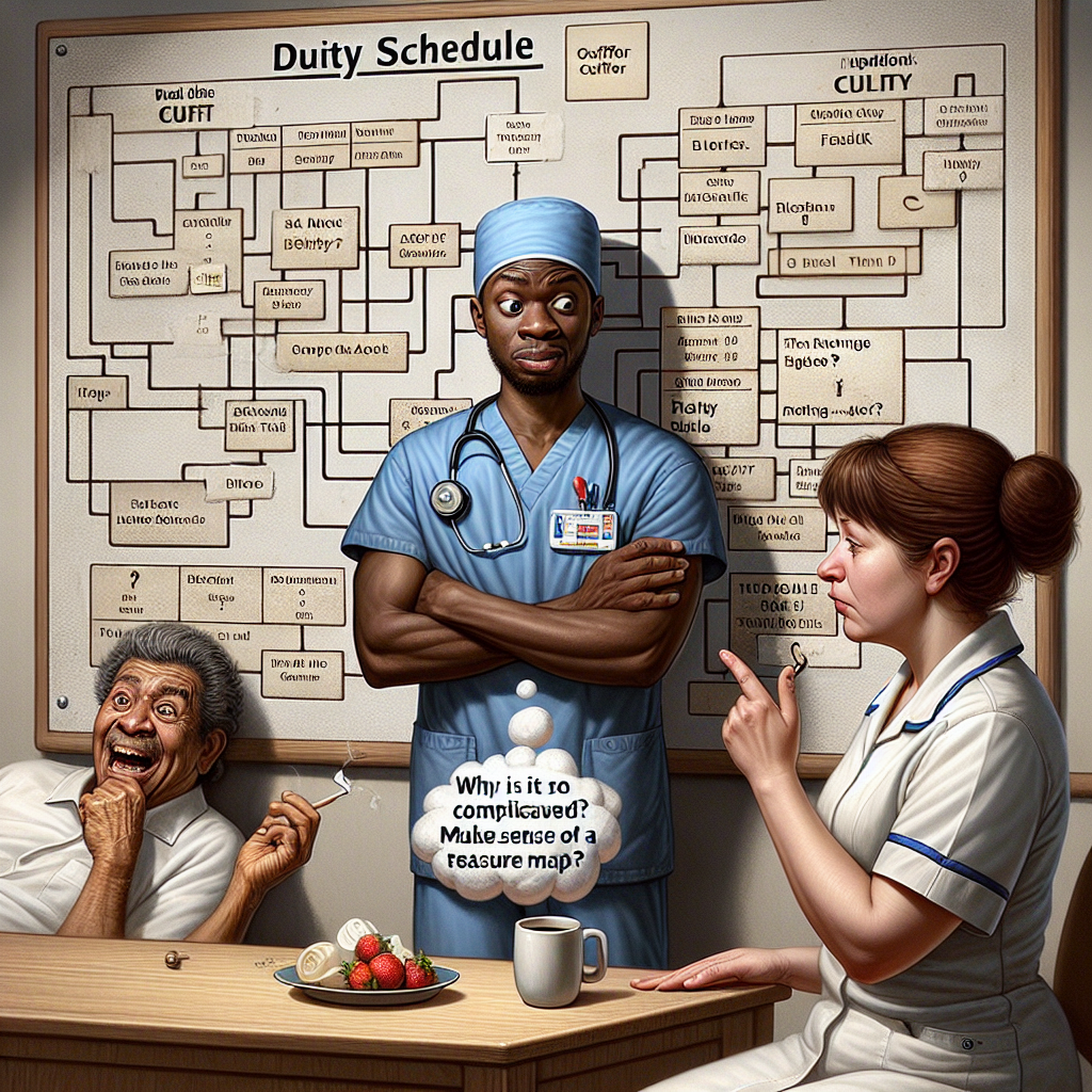Frustrated Nurse vs. Confusing Duty Roster