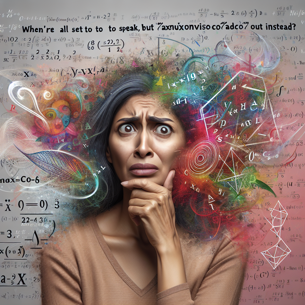 When You’re Just Trying to Speak and Your Mind Goes Full Jumble